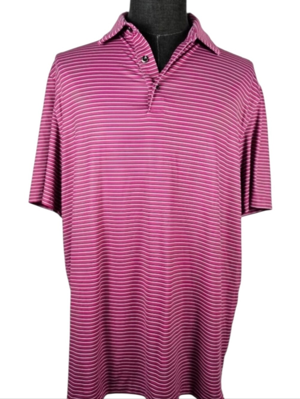 Chase 54 Men's Pink Polo Casual Golf Sport Size L